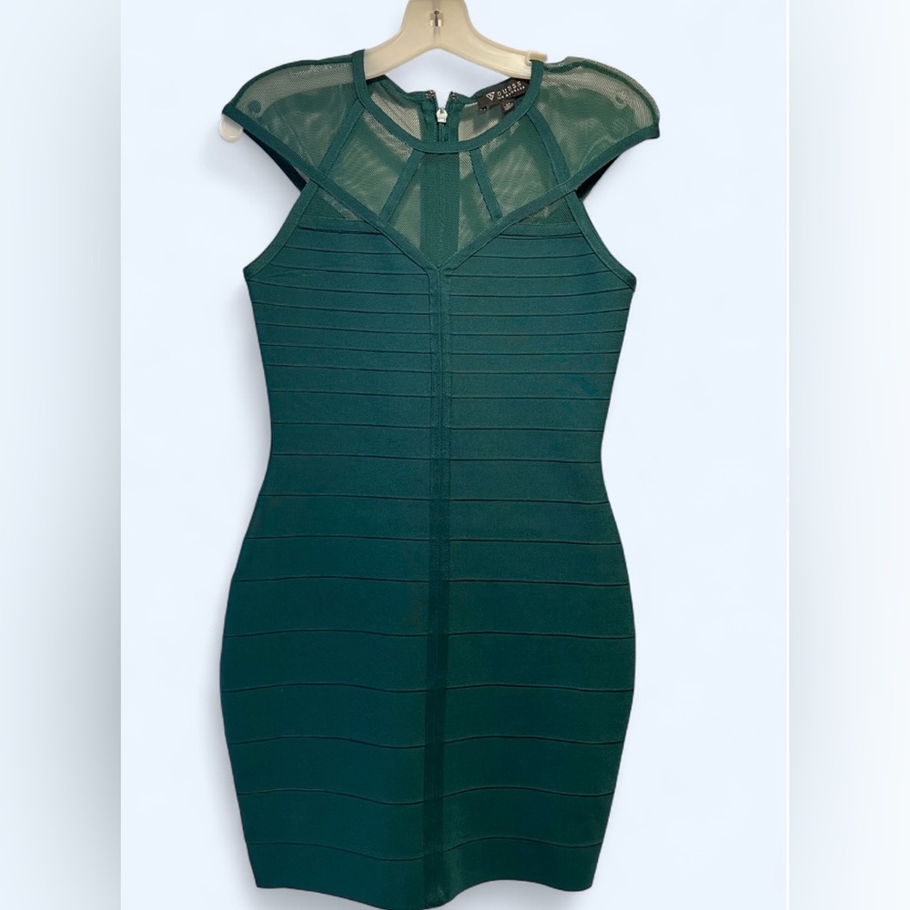 Green Guess bodycon mini dress